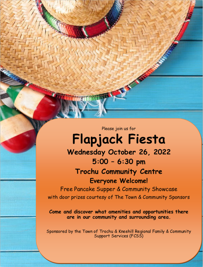 Flapjack Fiesta! @ Trochu Community Centre